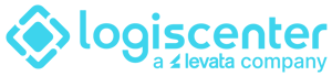 logo logiscenter en azul claro
